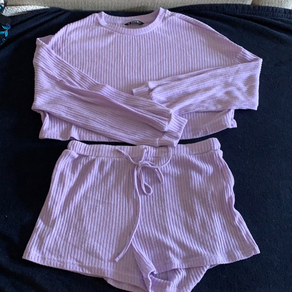 SHEIN lavender co-ord lounge set
